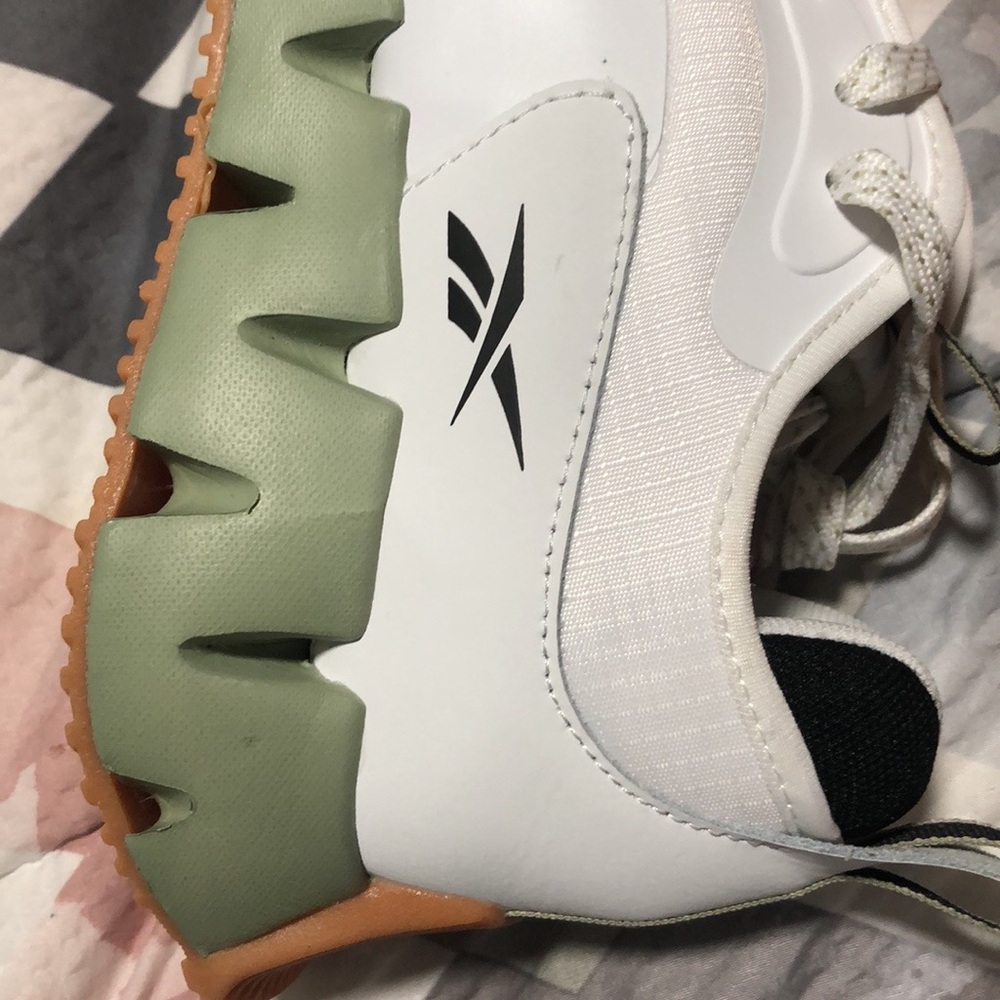 REEBOK ZIG DYNAMICA WHITE/LT GREEN - Picture 5 of 8